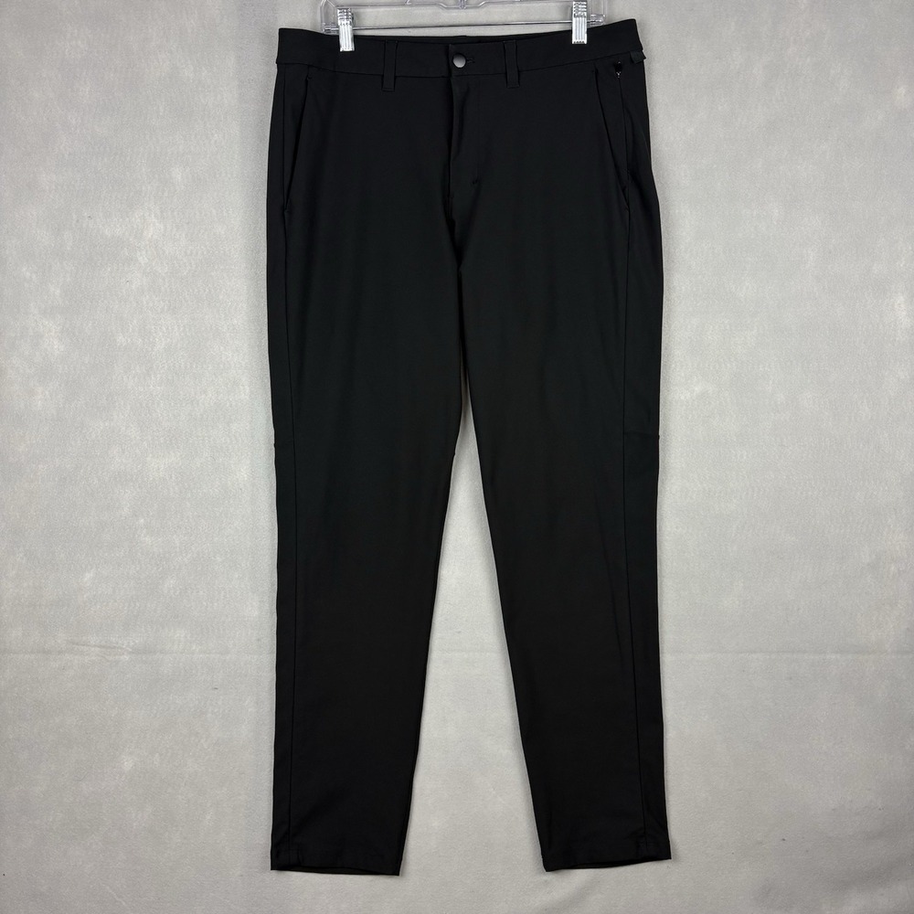 Lululemon Commission Pant Slim Men’s 34x30 Black Warpstreme Performance Stretch